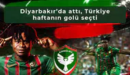 Diyarbakır’da attı, Türkiye haftanın golü seçti