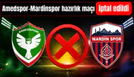 Amedspor-Mardinspor hazırlık maçı iptal edildi