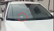 Kızıltepe'de park halindeki otomobile yorgun mermi isabet etti