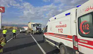 Bingöl yolunda ağır vasıtalar çarpıştı