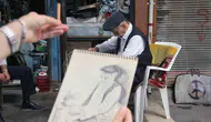 Cizreli öğretmen unutulmaya yüz tutan meslek ustalarını karakalemle ölümsüzleştiriyor