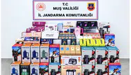 Muş merkezli operasyonda 700 bin liralık kaçak ürün yakalandı
