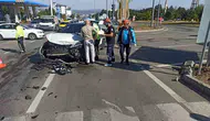 Bingöl Gündoğdu Kavşağında iki araç çarpıştı