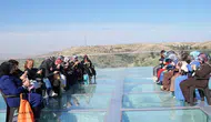 Harput Cam Seyir Terası'nda örgü kursiyerleri bir araya geldi