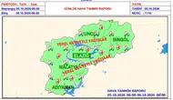 Elazığ için kuvvetli yağış uyarısı