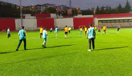 Şırnaklı çocuklar futbol sahasında bir araya gelerek keyifli vakit geçirdi