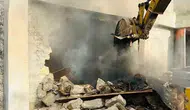 Siirt Kurtalan'da bir evin odunluğunda yangın paniği yaşandı
