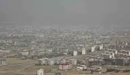 Van semalarını toz bulutları kapladı
