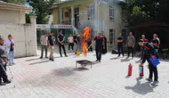 Elazığ Ruh Sağlığı Hastanesi çalışanlarına yangın güvenliği eğitimi verildi
