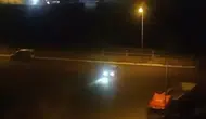 Elazığ sokaklarında tehlikeli drift anları kameraya yansıdı