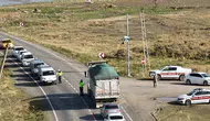 Malazgirt yolunda jandarmadan havadan trafik denetimi
