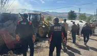 Tunceli Akpazar'da çıkan ahır yangını ekiplerin müdahalesiyle kısa sürede söndürüldü
