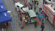 Muş'ta ekipler trafik kazası senaryosuyla sahaya indi