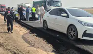 Diyarbakır Batman yolunda zincirleme kaza sonucu yedi kişi yaralandı