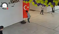 Elazığlı minik öğrencinin Türk bayrağına gösterdiği hassasiyet kameraya yansıdı