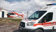 Çaldıran'da rahatsızlanan 21 günlük bebek helikopterle Van'a taşındı