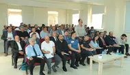 Çüngüş ilçesinde muhtarlar ve yöneticiler bir araya geldi