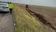 Diyarbakır'da yolcu otobüsü kontrolden çıkarak tarlaya girdi