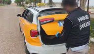 Şanlıurfa polisinden ticari taksiye narkotik operasyonu