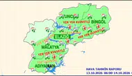 Elazığ için kuvvetli yağış ve toz taşınımı uyarısı geldi