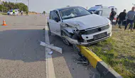 Diyarbakır Çınar yolunda otomobil ve tır çarpıştı
