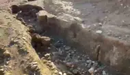 Elazığ Arıcak bölgesinde aşırı yağış yayla yolunu kullanılamaz hale getirdi