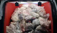 Diyarbakır'da sağlıksız koşullarda taşınan 820 kilo sakatat ve yağa el konuldu