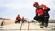 Elazığ polis ekipleri zorlu kurtarma tatbikatıyla hazır bekliyor