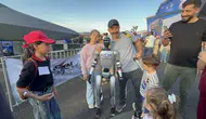 Şanlıurfa TEKNOFEST alanında insansı robot Canikman büyük ilgi topladı