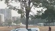 Siverek yolunda kontrolden çıkan otomobil ağaca çarparak ikiye bölündü