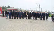 Dicle ilçesinde 29 Ekim Cumhuriyet Bayramı coşkusu çelenk töreniyle başladı