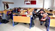 Batman okullarında afetlere karşı hazırlık tatbikatı yapıldı