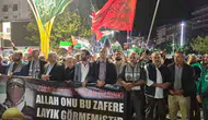 Batman sokakları Gazze için tek yürek oldu