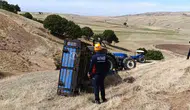 Muş Korkut ilçesinde traktör kazası sonucu bir kişi ağır yaralandı