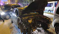 Kızıltepe'de dört aracın karıştığı zincirleme kazada üç kişi yaralandı