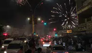 Cizre sokaklarında Amedspor kutlaması havai fişekli kavgaya dönüştü