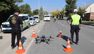 Elazığ trafiğinde dronlu denetim dönemi