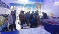 Ahlat'ta kışın gelmesiyle balık tezgahlarında hareketli günler başladı