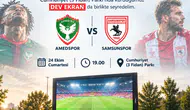 Samsunspor Amedspor maçı için dev ekran kuruluyor: Ceylanpınar Belediyesi'nden davet var