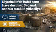 Diyarbakır’da hafta sonu hava durumu: Sağanak sonrası sıcaklık yükseliyor