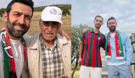 Ferit Kaya'dan memleketi Diyarbakır'da anlamlı paylaşım: Amedspor atkısıyla babasının yanında