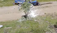 Bitlis Hizan yolunda tarım aracı kazası Bir kişi ağır yaralı