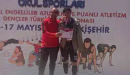 Vanlı Ferhat Çıkar atletizmde Türkiye şampiyonu oldu