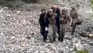 Tunceli'de yaralanan vatandaşı jandarma sırtında taşıdı