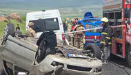 Elazığ’da kontrolden çıkan araç takla attı 1 ölü 3 yaralı