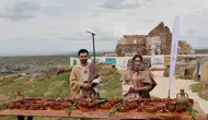 Zerzevan Kalesi’nde bin yıllık Roma sofrası kuruldu