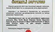 Muş’ta Murat Nehri için kritik uyarı İki popüler alan kapatıldı