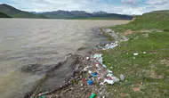 Koçköprü Barajı çöp yığınları altında kaldı