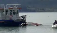 Hazar Gölü'nde deniz bisikleti kazası 2 kişi ölümden döndü