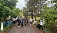 Dicle'de yangınlara karşı öğrencilerden temizlik seferberliği